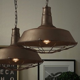 Észak-Európa Amerikai Retro vas csillár Minimalista Kovácsoltvas