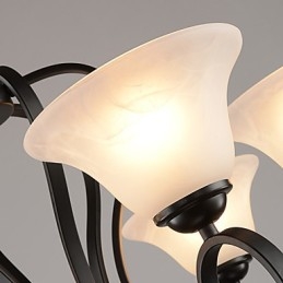 3 fény Retro csillár Country Metal