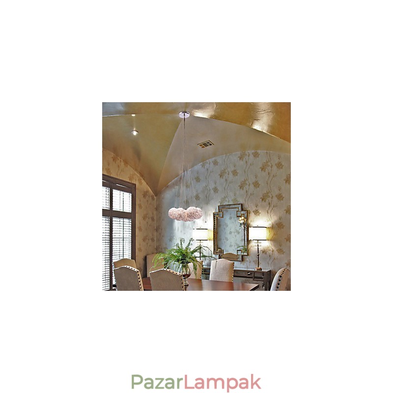 Modern alumínium függőlámpa 7 lámpával