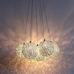 Modern alumínium függőlámpa 7 lámpával