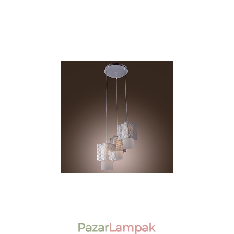 Modern, modern mini stílusú, galvanizált függőlámpa