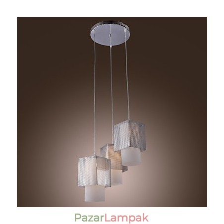 Modern, modern mini stílusú, galvanizált függőlámpa Modern, modern mini stílusú, galvanizált függőlámpa