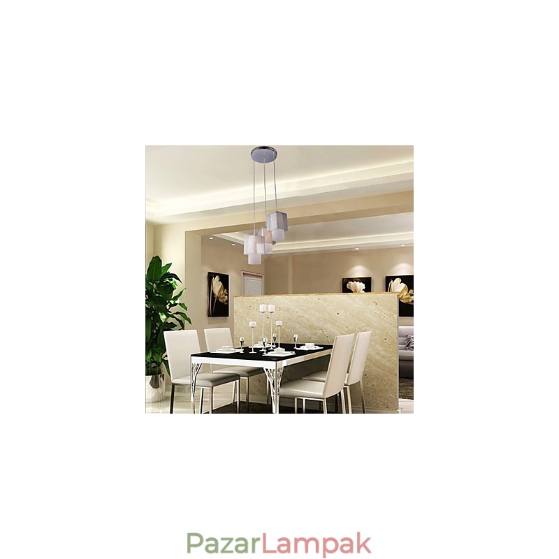 Modern, modern mini stílusú, galvanizált függőlámpa