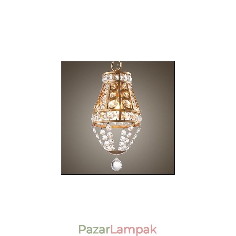 Amerikai Country Crystal csillár Retro veranda Art csillár