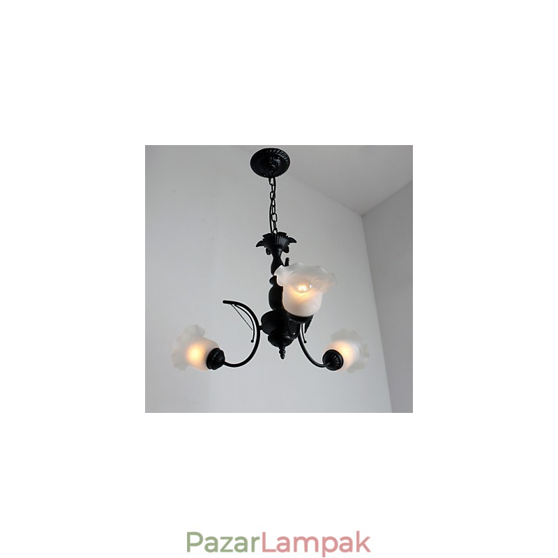 Hagyományos klasszikus festmény fémcsillár