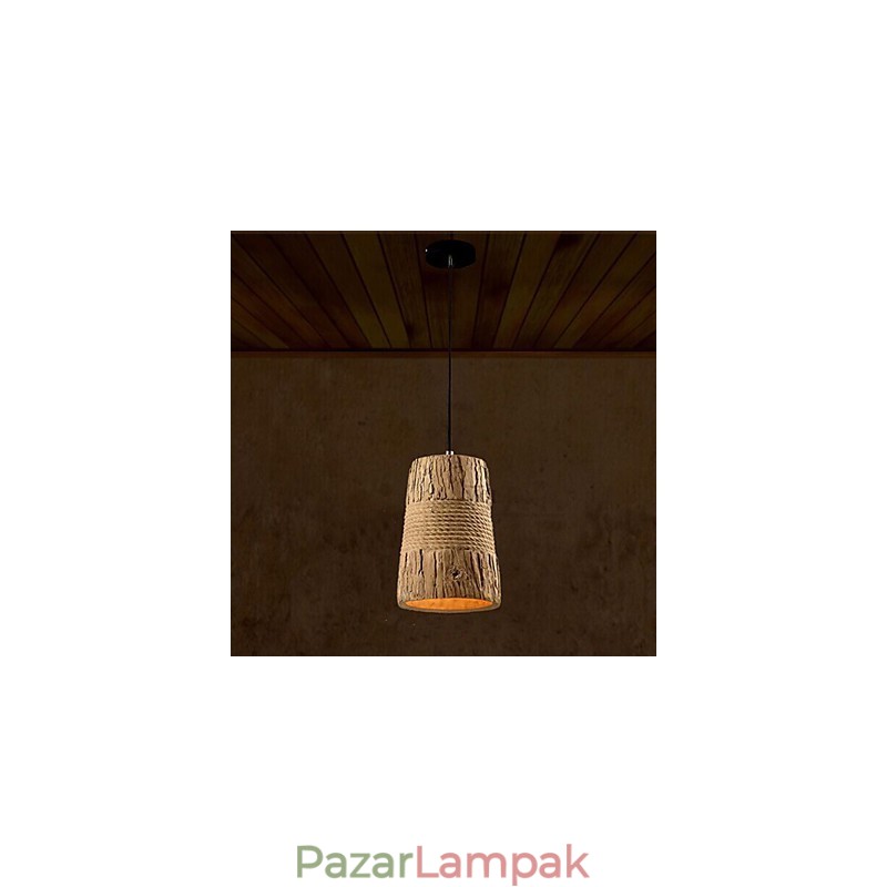 Retro ipari függőlámpa cement