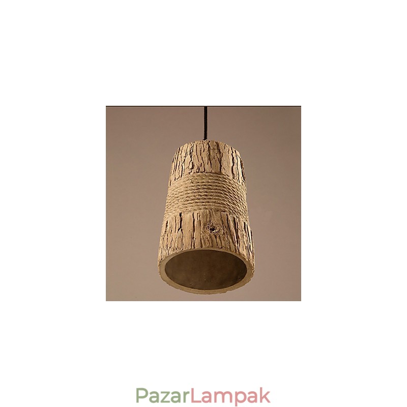 Retro ipari függőlámpa cement