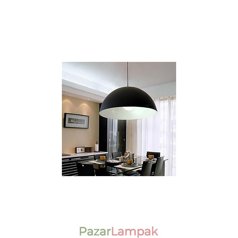 Modern, kortárs fém függőlámpa