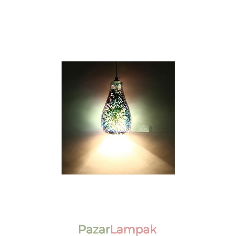 Egyszerű asztali 3D Glass Creative Pendant C