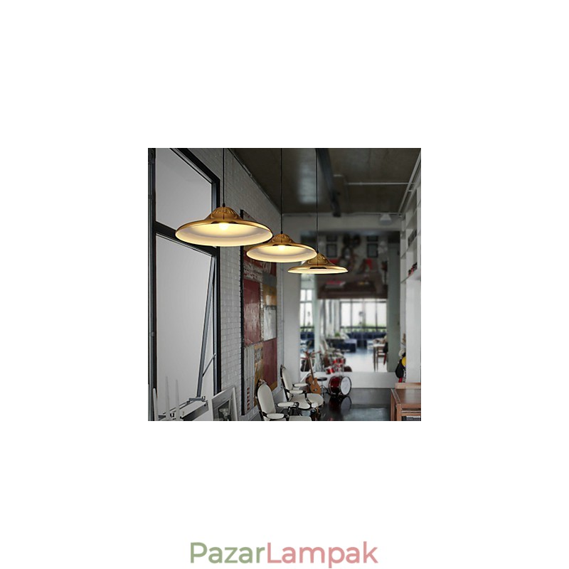 Country Gold fém függőlámpa garázs