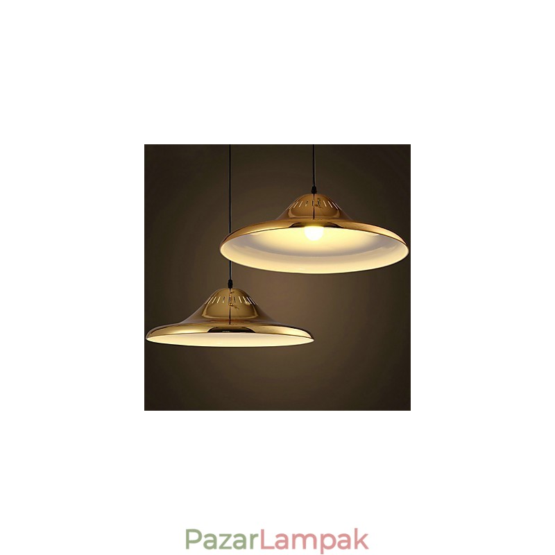 Country Gold fém függőlámpa garázs