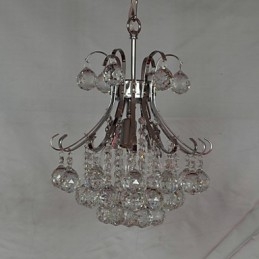 Modern, modern kristály mini stílusú galvanizált csillár függőlámpa