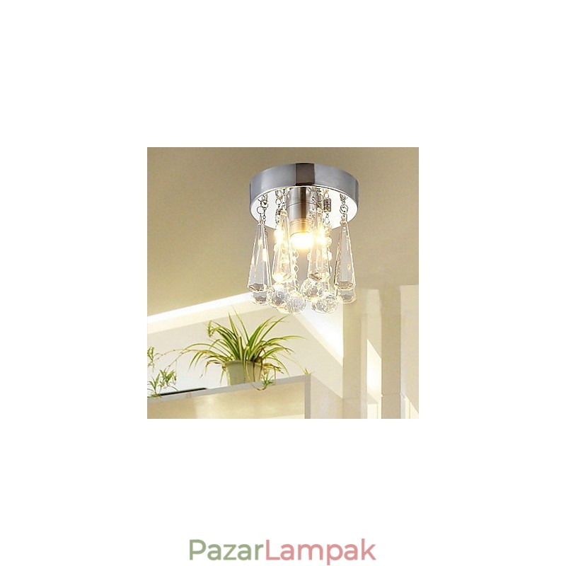 Modern Crystal 1 lámpák, süllyesztve, korona formájú