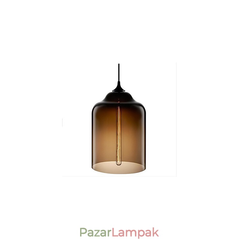 Retro kreatív egyfejű üveg függőlámpa kávézó a Goldfish Bowlban