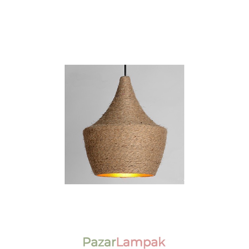 Retro csillár Ipari kender