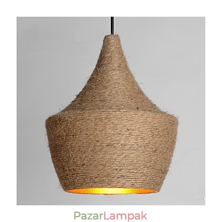 Retro csillár Ipari kender Retro csillár Ipari kender