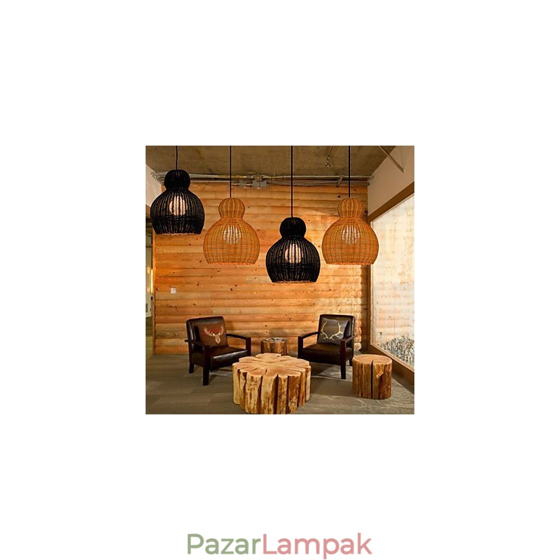 Jácint rattan csillár