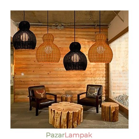 Jácint rattan csillár