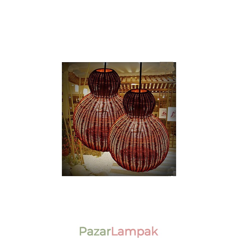 Jácint rattan csillár