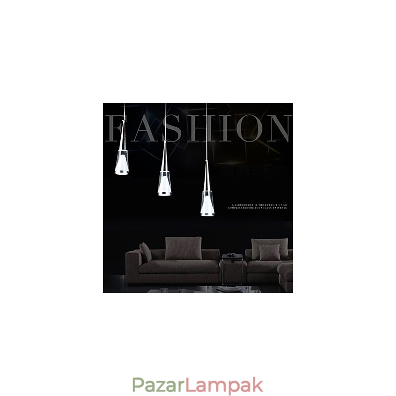 3 lámpa Függeszték Modern kortárs fém