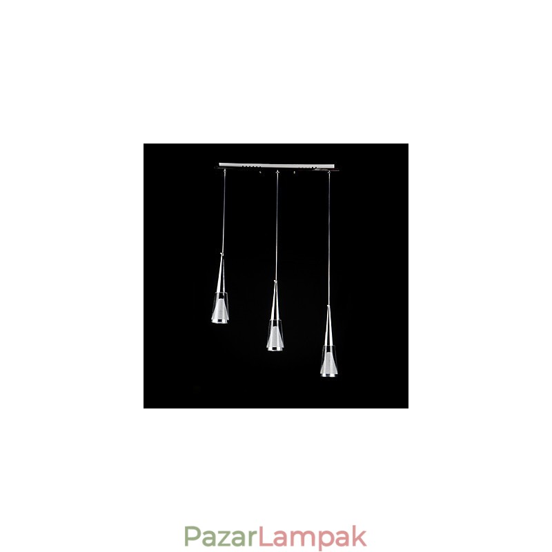 3 lámpa Függeszték Modern kortárs fém