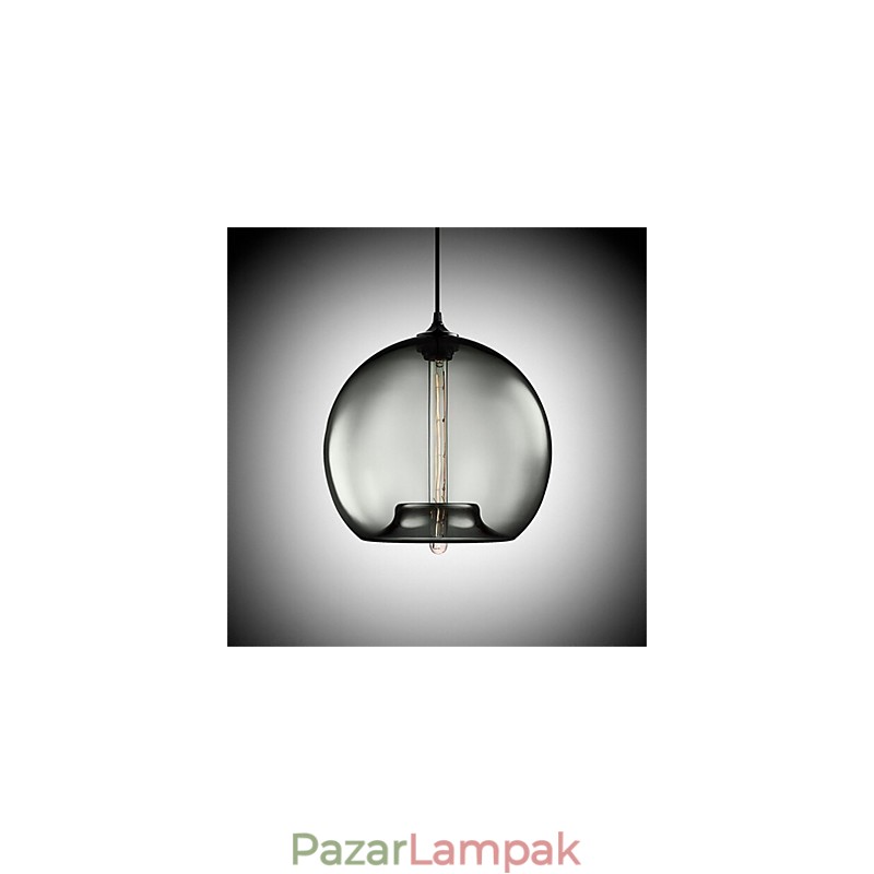 Retro kreatív egyfejű üveg függőlámpa kávézó a Goldfish Bowlban