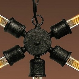 Retro festésű fém függőlámpa