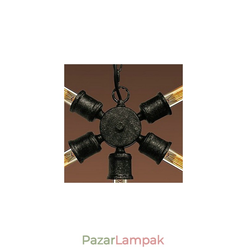 Retro festésű fém függőlámpa