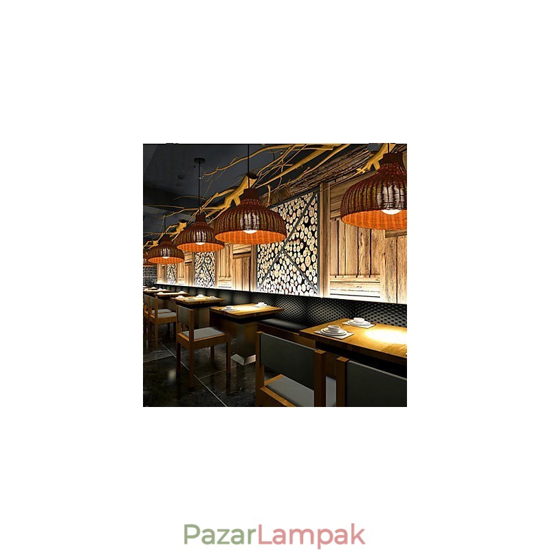 To Ri Creative Simple egyfejű bambusz csillár