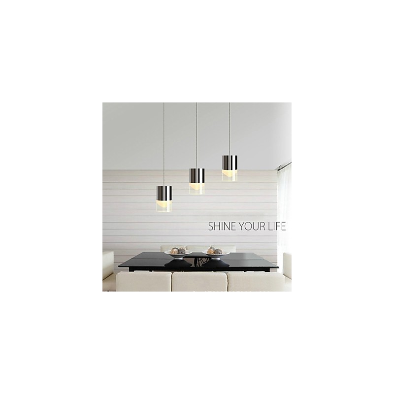 3 lámpa Függeszték Modern kortárs fém