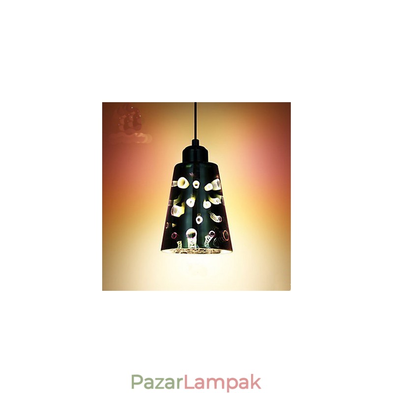 Egyszerű asztali 3D Glass kreatív medál