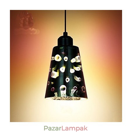 Egyszerű asztali 3D Glass kreatív medál