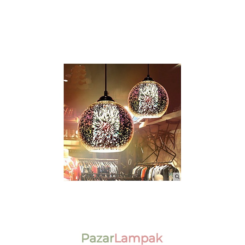 Egyszerű asztali 3D Glass kreatív medál
