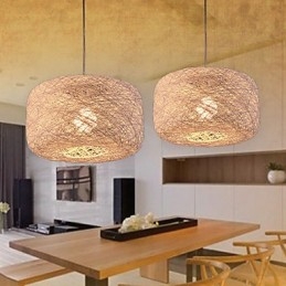 Európai divatcsillár Modern minimalista otthoni Rattan Balls csillár