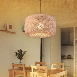 Európai divatcsillár Modern minimalista otthoni Rattan Balls csillár