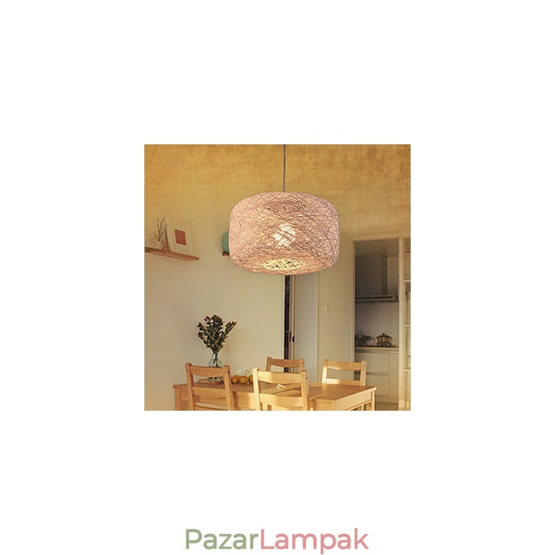Európai divatcsillár Modern minimalista otthoni Rattan Balls csillár