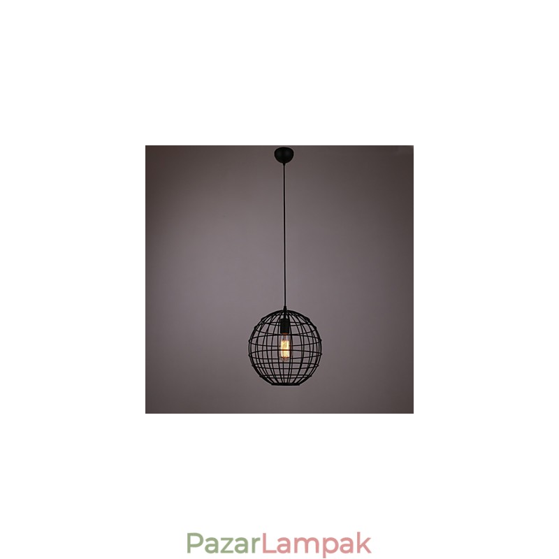 Mini függesztett gömblámpa 1 könnyű festés feldolgozása