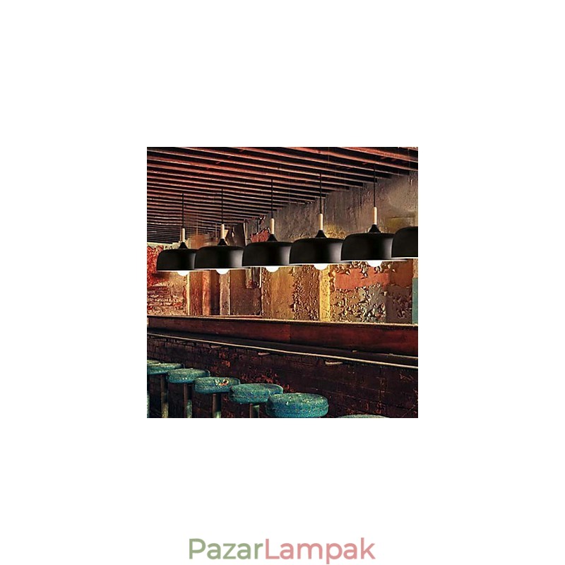 Ország festmény fém függőlámpa