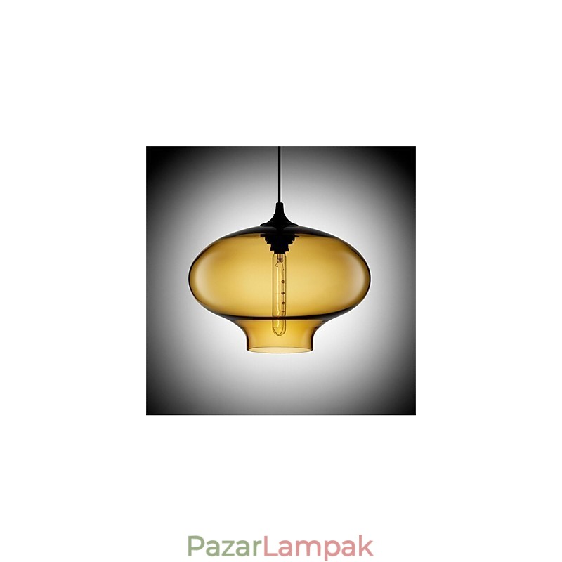 Retro kreatív egyfejű üveg függőlámpa kávézó a Goldfish Bowlban