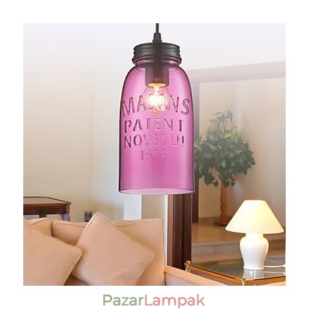 1 Light Modern üveg függőlámpa átlátszó buborékos kivitelben 1 Light Modern üveg függőlámpa átlátszó buborékos kivitelben