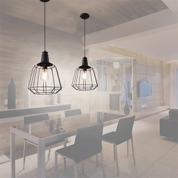 Rusztikus Lodge Retro Country Mini stílusú festmény fém függőlámpa garázs