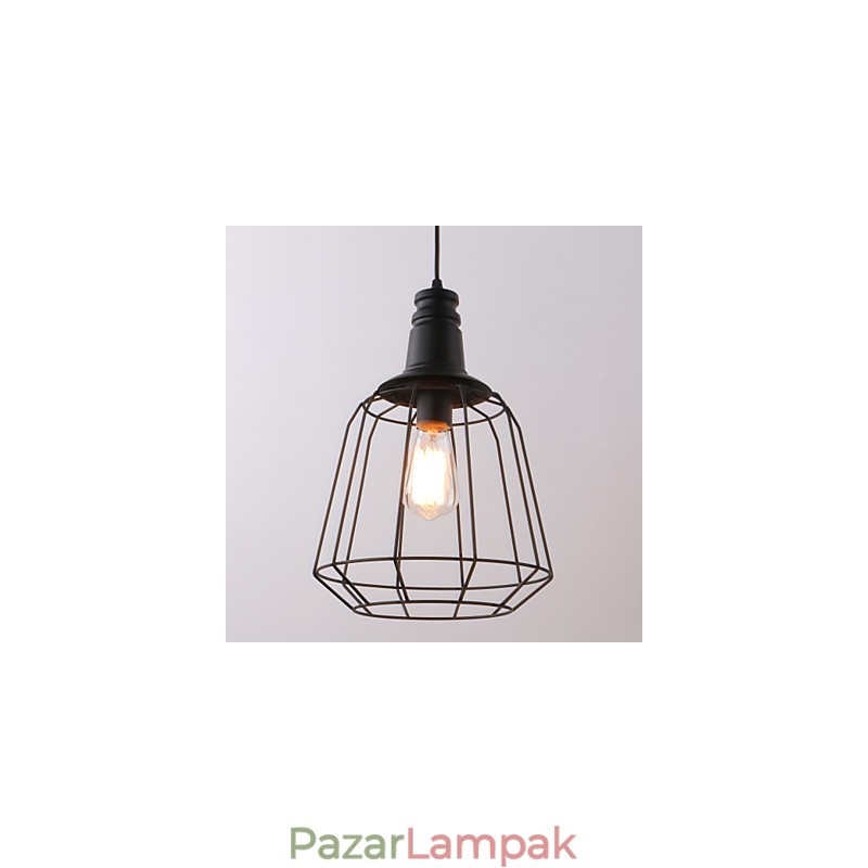 Rusztikus Lodge Retro Country Mini stílusú festmény fém függőlámpa garázs