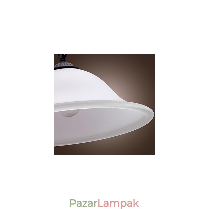 Hagyományos klasszikus tál mini stílusú bronz függőlámpa