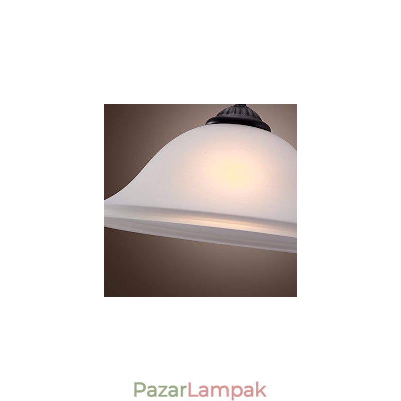 Hagyományos klasszikus tál mini stílusú bronz függőlámpa