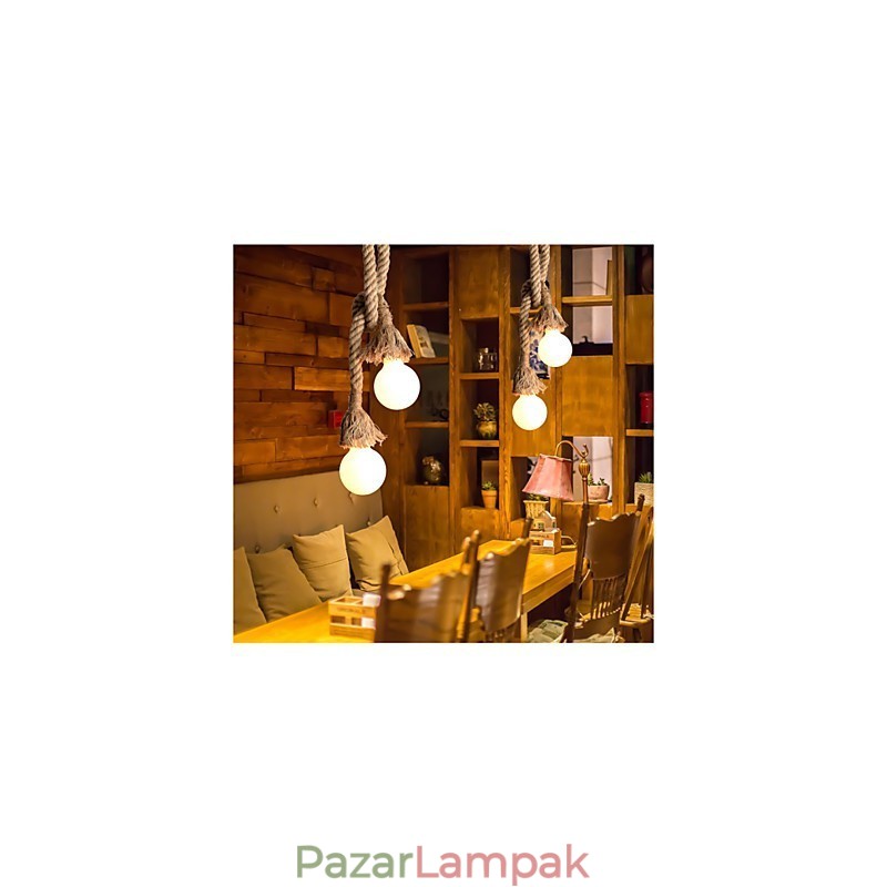 Függesztett lámpák mini stílusú retro garázsszövet