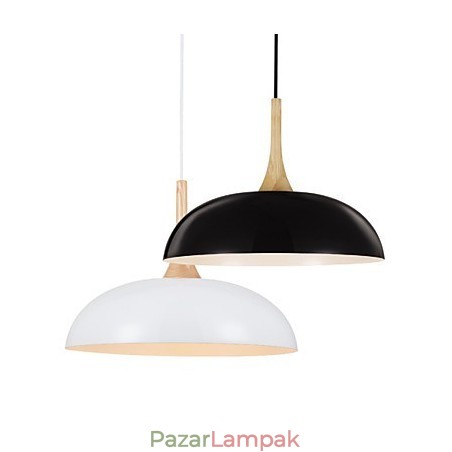 Mini művészi függőlámpa 1 könnyű, modern egyszerűség, fekete fehér kivitelű alumínium és fából készült lámpa Mini művészi függőlámpa 1 könnyű, modern egyszerűség, fekete fehér kivitelű alumínium és fából készült lámpa