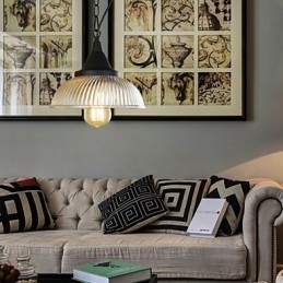 Függesztékek Hagyományos klasszikus Vintage Retro Country Garage Metal