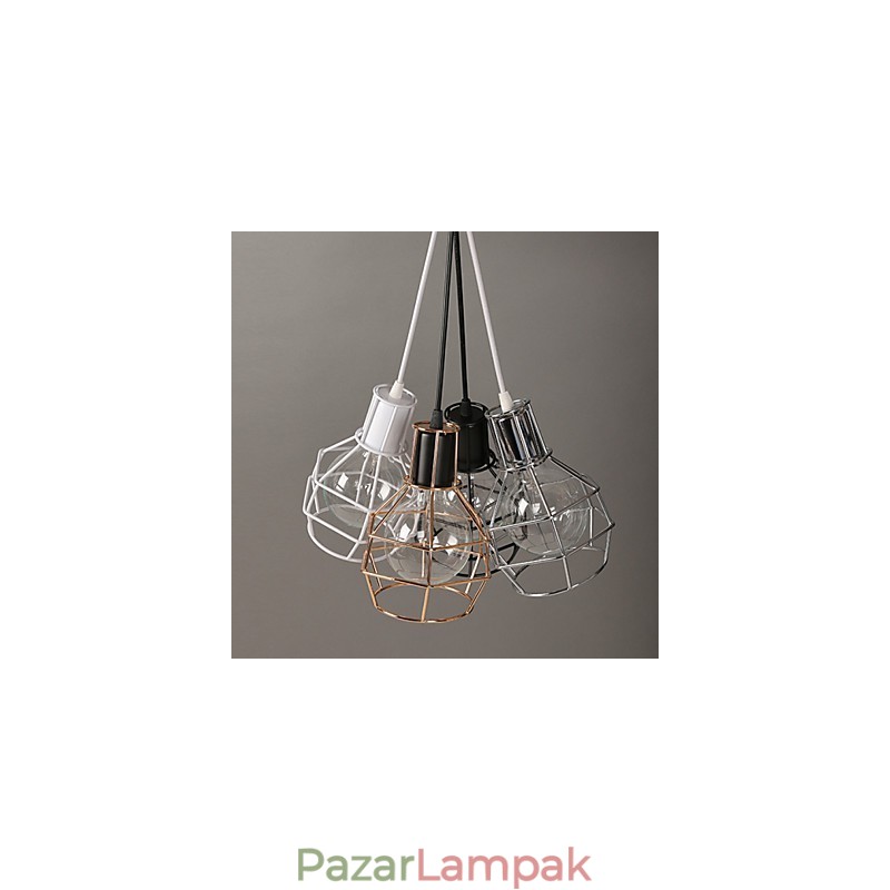 Modern fémhálós függőlámpa Egyszerű függőlámpa Cafe függőlámpa