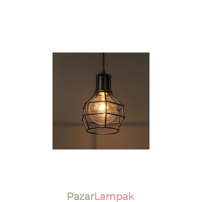 Modern fémhálós függőlámpa Egyszerű függőlámpa Cafe függőlámpa