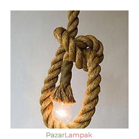 Függeszték 1 Világos amerikai vidéki stílusú retro eredeti lámpa fém